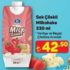 SEK ÇİLEKLİ MİLKSHAKE 330 ML fiyat ve kampanya bilgisi